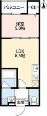 尼崎センタープール前駅 徒歩7分 2階の物件間取画像